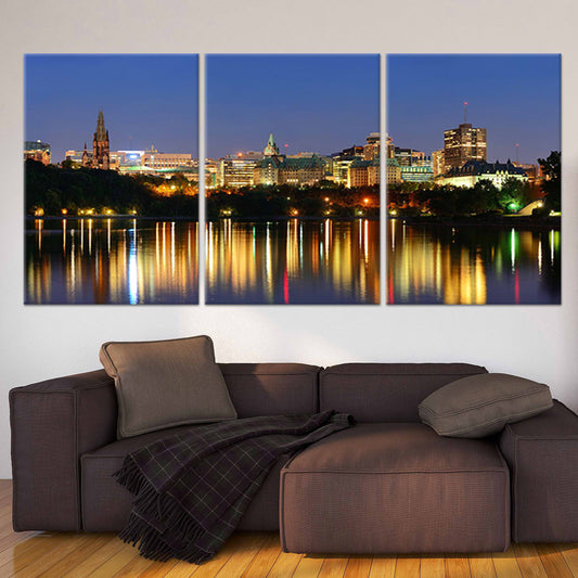 Ottawa Skyline Wall Art Canvas-Stunning Canvas Prints