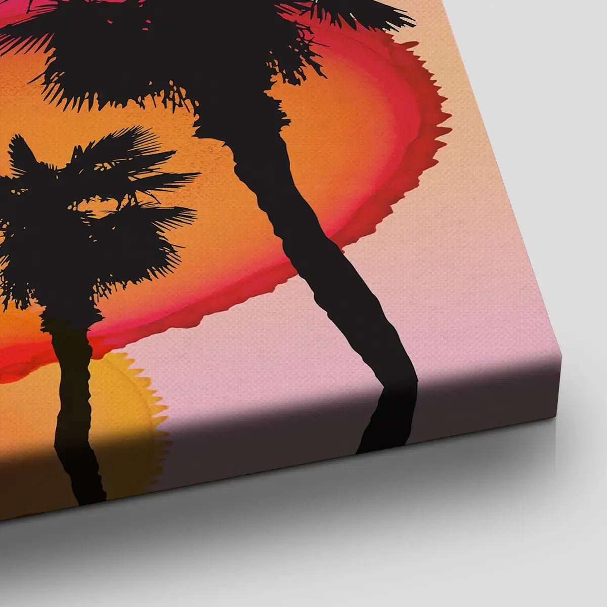 Palm Tree Silhouette Wall Art Canvas Print-Stunning Canvas Prints