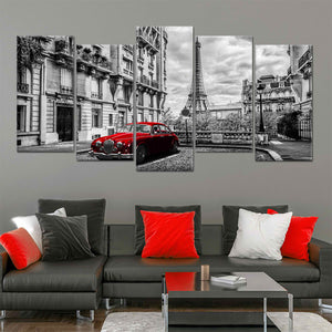 Paris Pop Skyline Wall Art Canvas-Stunning Canvas Prints