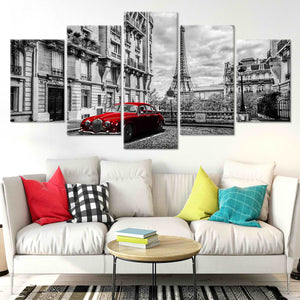 Paris Pop Skyline Wall Art Canvas-Stunning Canvas Prints