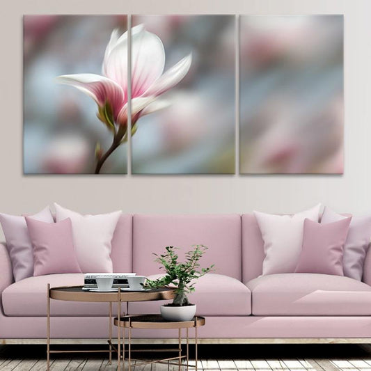 Magnolia Flower Wall Art Canvas Print-Stunning Canvas Prints