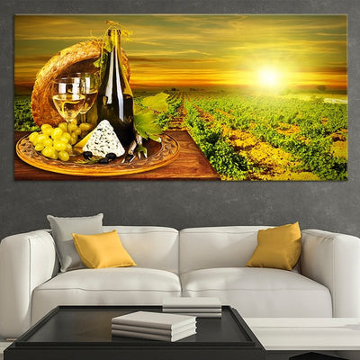 Perfect Wine Pairing Wall Art Canvas Print-Stunning Canvas Prints