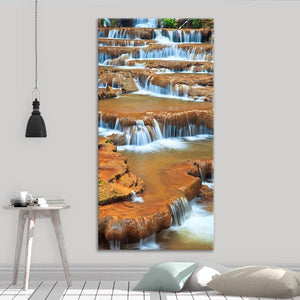 Peaceful Waterfall Wall Art Canvas-Stunning Canvas Prints