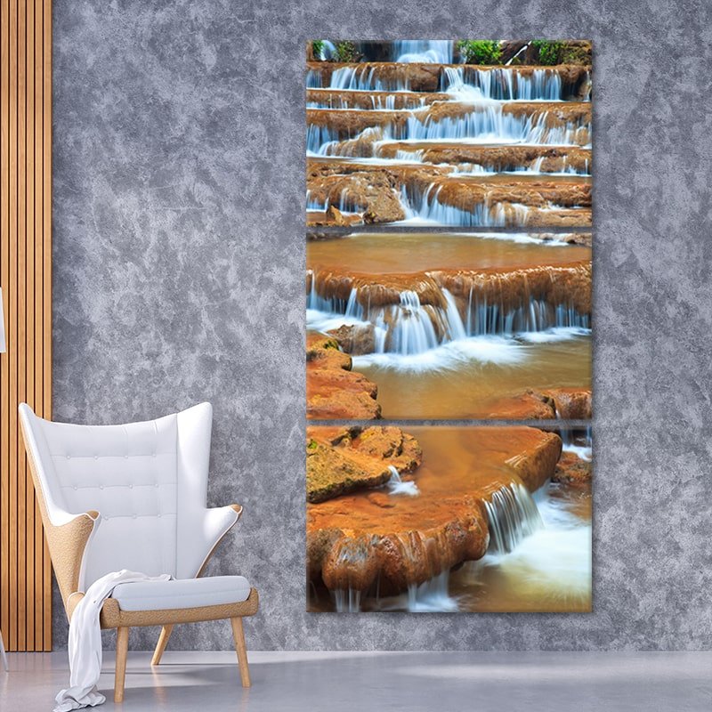 Peaceful Waterfall Wall Art Canvas-Stunning Canvas Prints