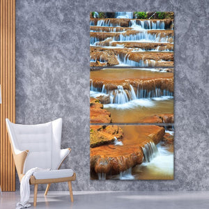 Peaceful Waterfall Wall Art Canvas-Stunning Canvas Prints