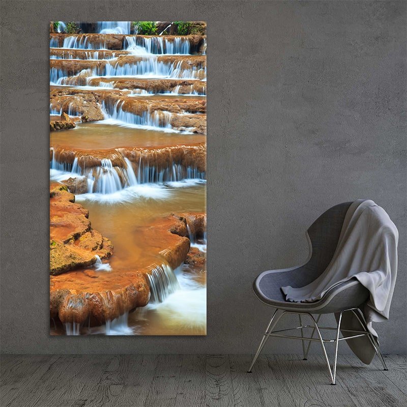 Peaceful Waterfall Wall Art Canvas-Stunning Canvas Prints