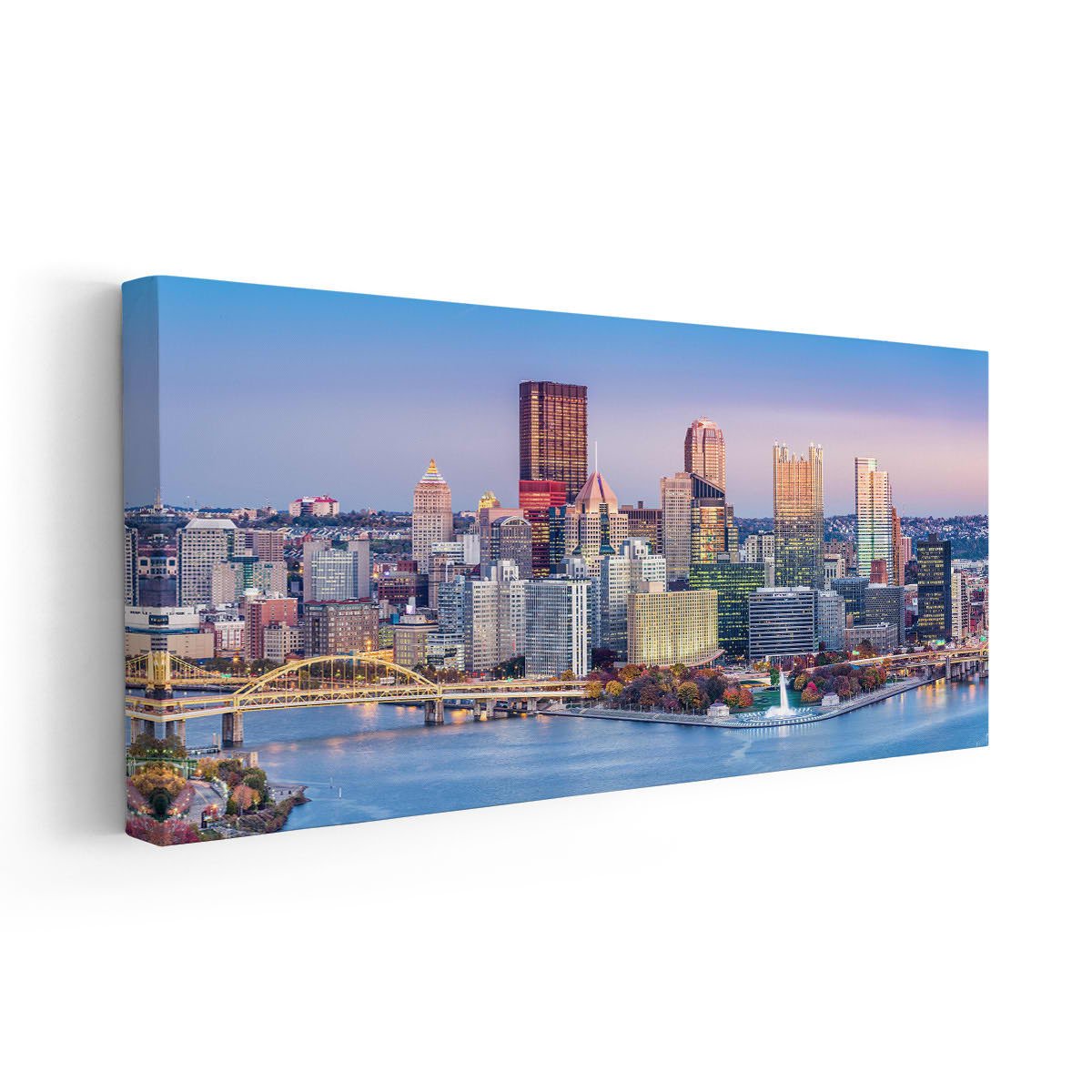 Pittsburgh Skyline Wall Art Canvas-Stunning Canvas Prints