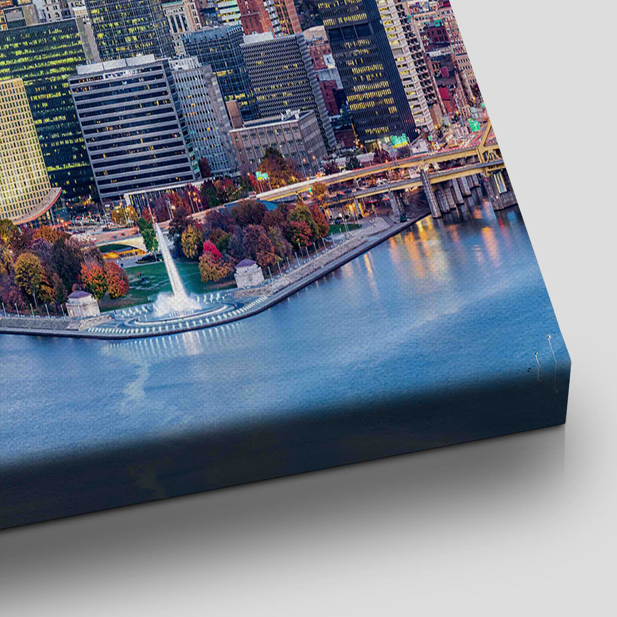 Pittsburgh Skyline Wall Art Canvas-Stunning Canvas Prints