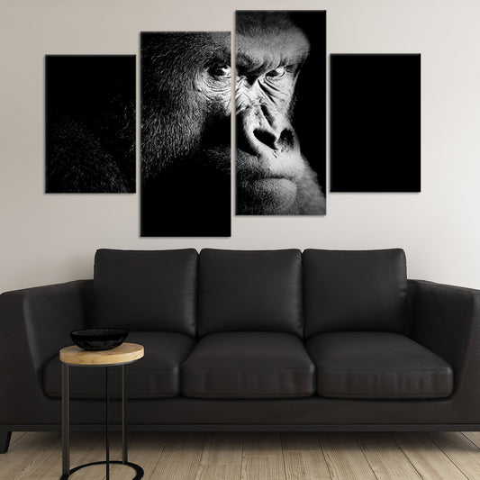 Gorilla Portrait Wall Art Canvas-Stunning Canvas Prints