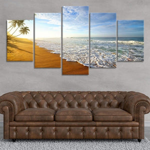 Sunrise beach Wall Art Canvas-Stunning Canvas Prints