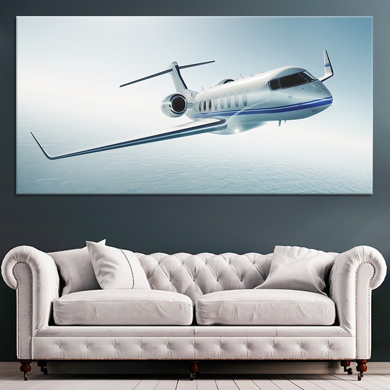 Private Jet Wall Art Canvas Print-Stunning Canvas Prints