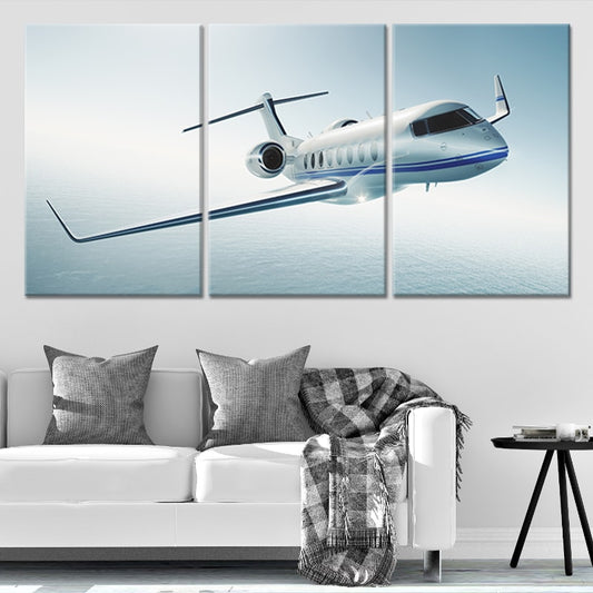 Private Jet Wall Art Canvas Print-Stunning Canvas Prints