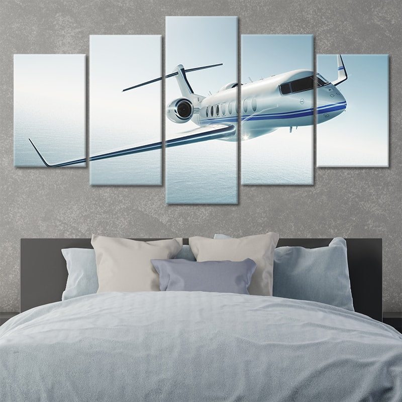 Private Jet Wall Art Canvas Print-Stunning Canvas Prints