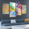 Large Colorful Abstract Lightbulb Wall Art For Living Room Wall-Stunning Canvas Prints