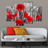 Red Poppies Wall Art Canvas Print-Stunning Canvas Prints