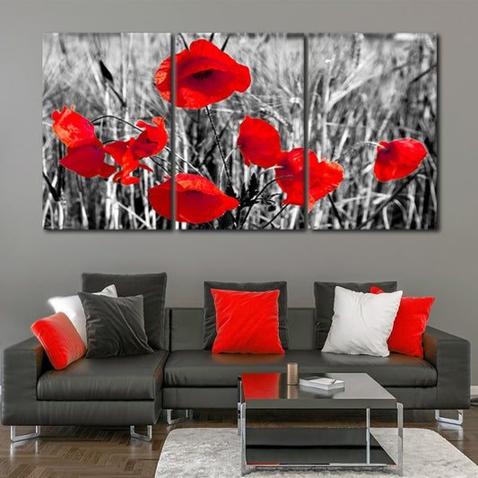 set of 3 flower prints - Stunning Canvas Prints