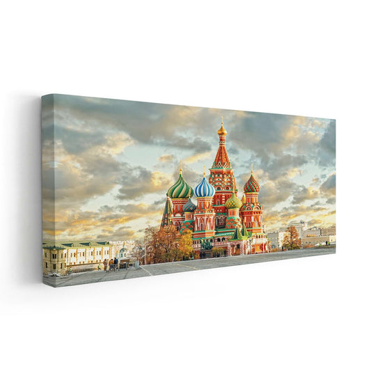 Red Square Moscow Skyline Wall Art Canvas-Stunning Canvas Prints