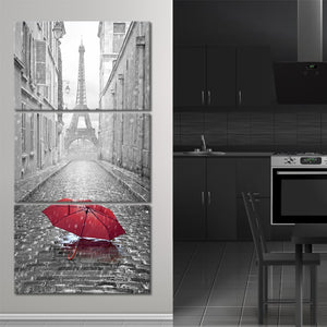 Red Umbrella Wall Art Canvas-Stunning Canvas Prints