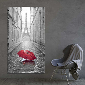 Red Umbrella Wall Art Canvas-Stunning Canvas Prints