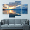 Sunset Lake Wall Art For Living Room Wall-Stunning Canvas Prints