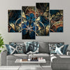 Large Patterned Fractal Abstract Wall Art Bedroom Wall-Stunning Canvas Prints