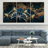 Large Patterned Fractal Abstract Wall Art Bedroom Wall-Stunning Canvas Prints