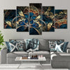 Large Patterned Fractal Abstract Wall Art Bedroom Wall-Stunning Canvas Prints