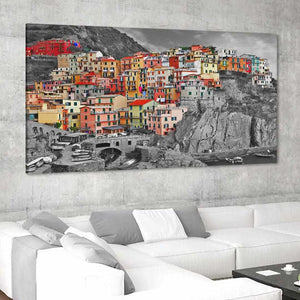 Riomaggiore in the Cinque Terre Wall Art Canvas-Stunning Canvas Prints