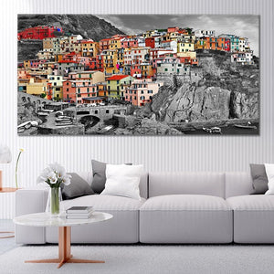 Riomaggiore in the Cinque Terre Wall Art Canvas-Stunning Canvas Prints