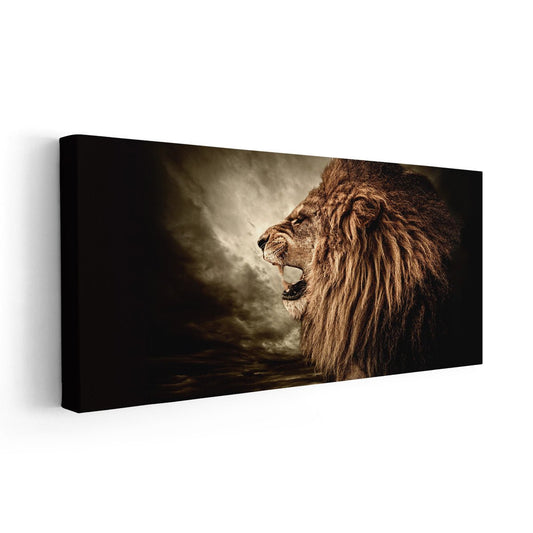 African Roaring Lion Wall Art Canvas-Stunning Canvas Prints