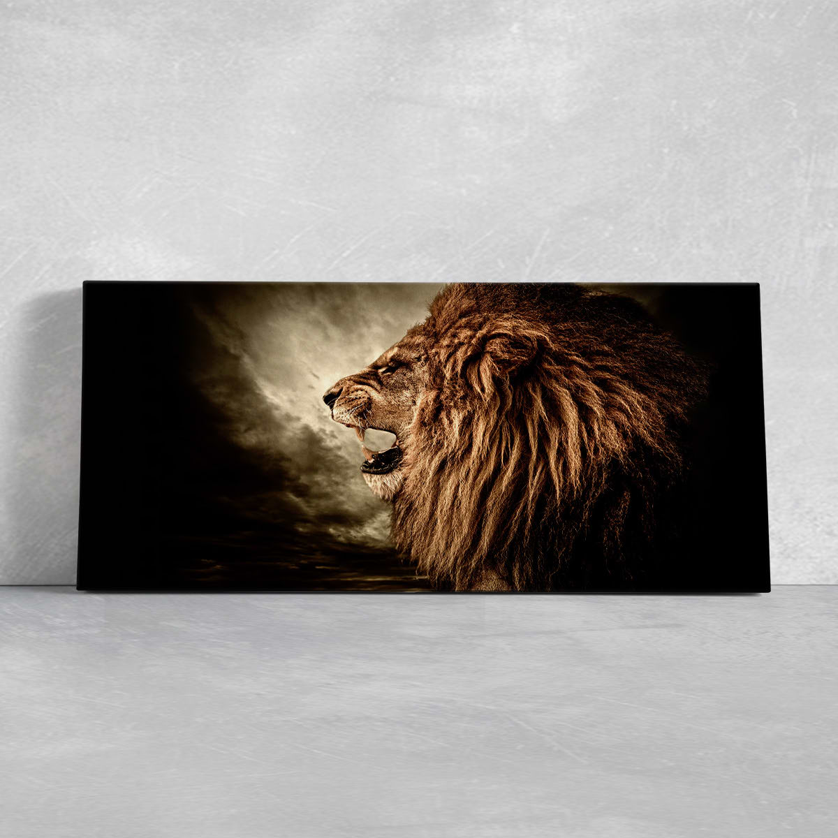 African Roaring Lion Wall Art Canvas-Stunning Canvas Prints