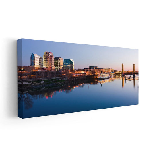 Sacramento Skyline Wall Art Canvas-Stunning Canvas Prints