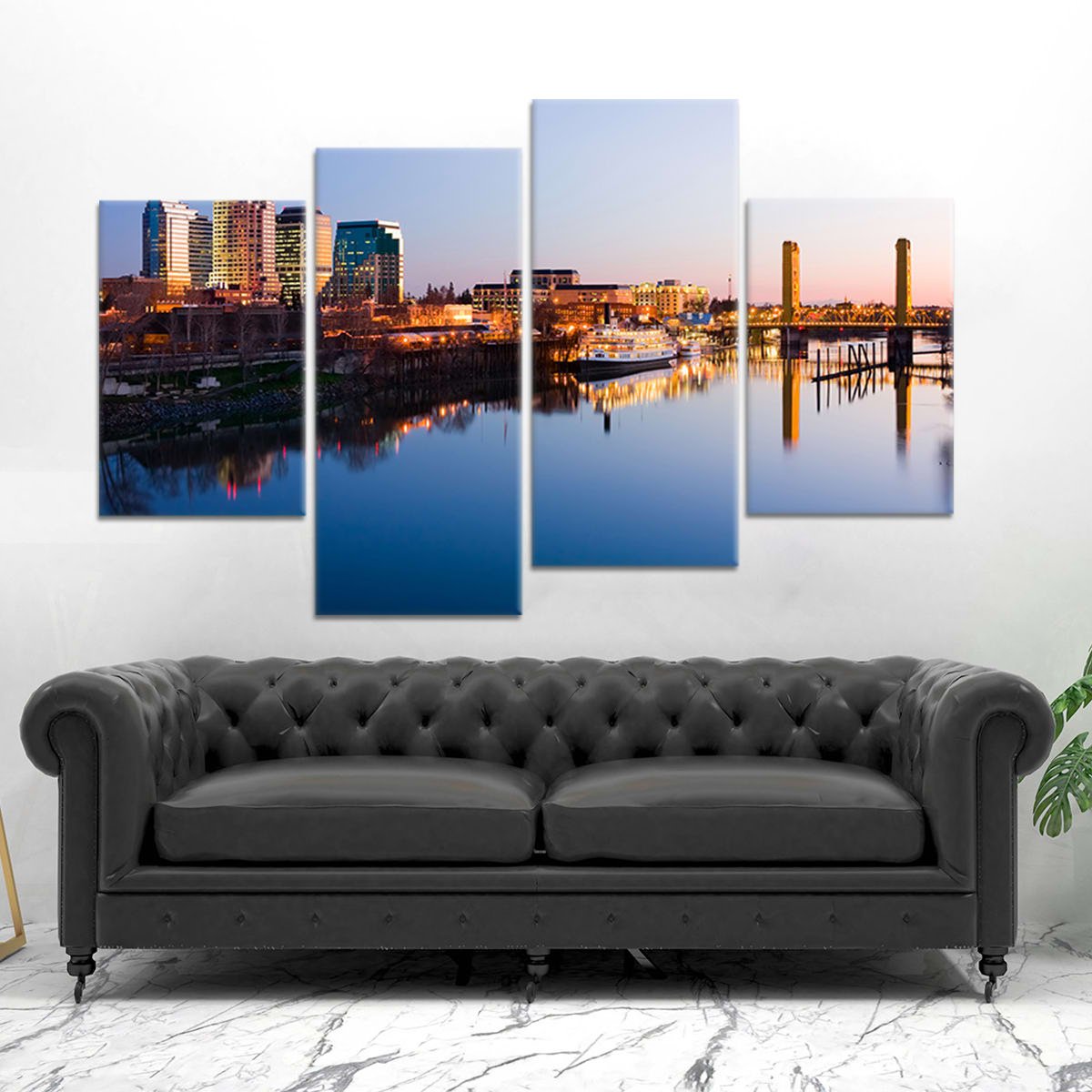 Sacramento Skyline Wall Art Canvas-Stunning Canvas Prints