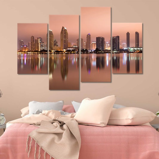 San Diego Skyline at Dusk Wall Art Canvas-Stunning Canvas Prints