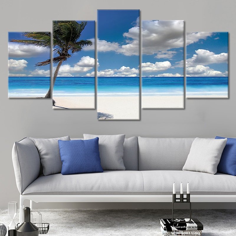 Sandy Beach Wall Art Canvas-Stunning Canvas Prints