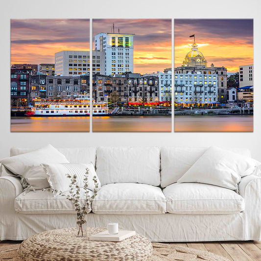 Savannah Skyline Wall Art Canvas-Stunning Canvas Prints