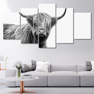 Scottish Highland Cow Wall Art For Living Room Wall-Stunning Canvas Prints