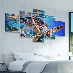 Sea Turtle Wall Art Canvas-Stunning Canvas Prints