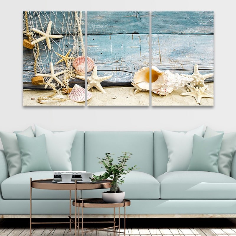 Beach deals art canvas