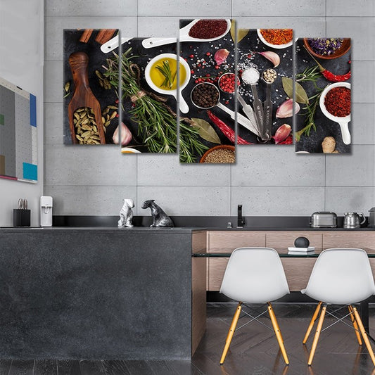 Kitchen Spices Wall Art-Stunning Canvas Prints