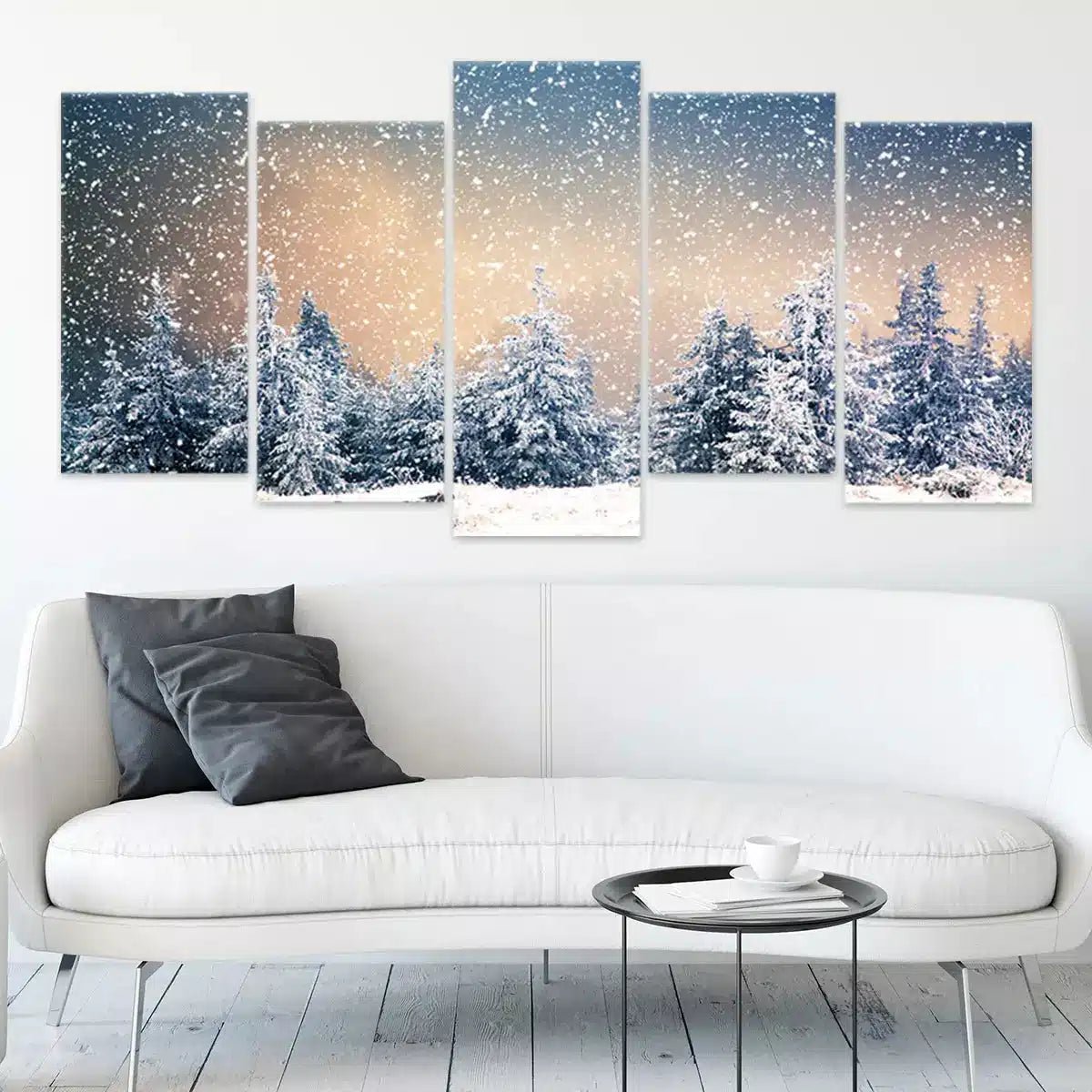 Christmas Forest Wall Art Canvas-Stunning Canvas Prints