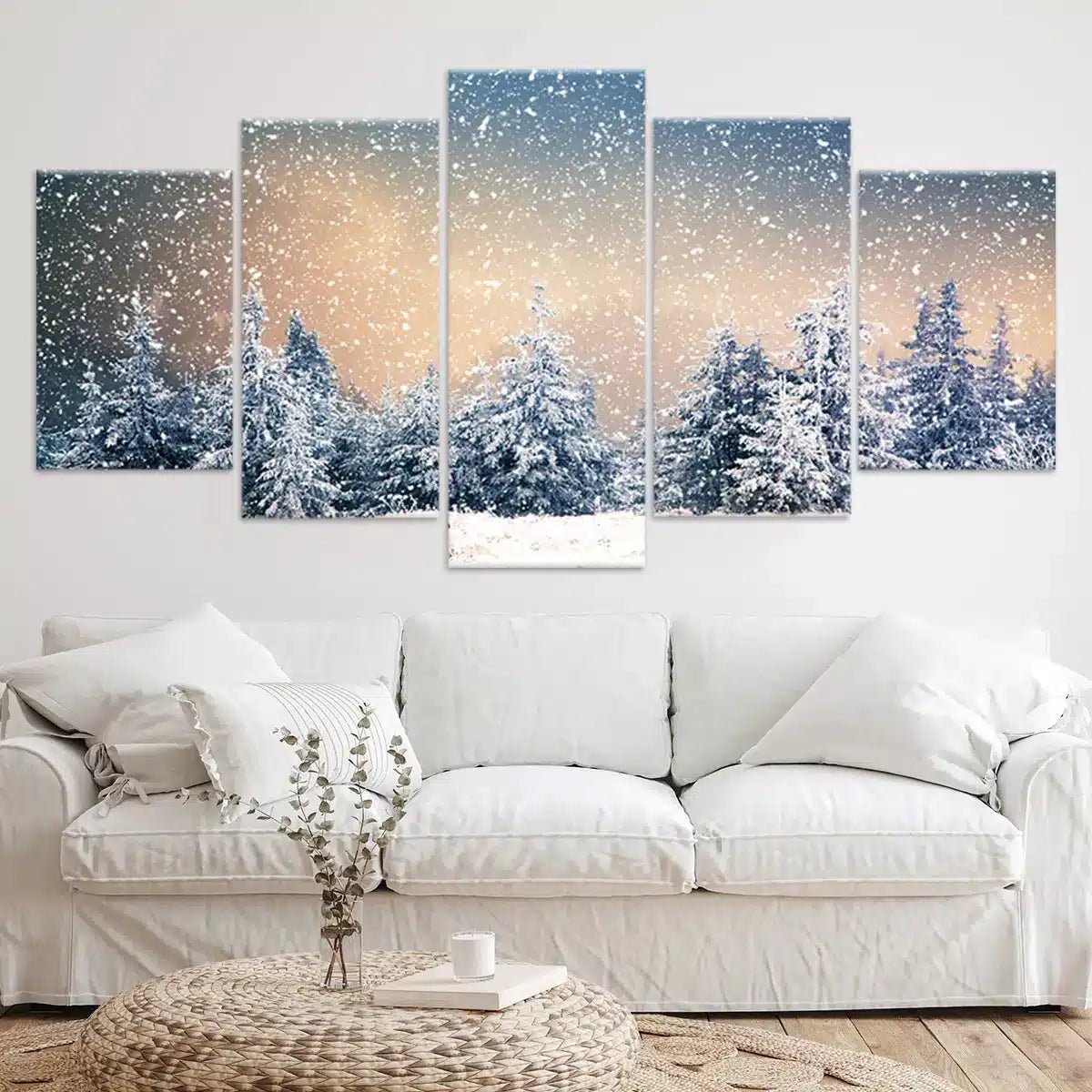 Christmas Forest Wall Art Canvas-Stunning Canvas Prints