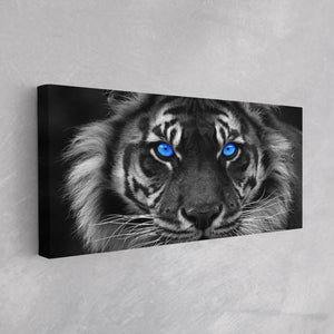 Blue Eyed Tiger Wall Art Canvas-Stunning Canvas Prints