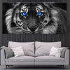 Blue Eyed Tiger Wall Art Canvas-Stunning Canvas Prints