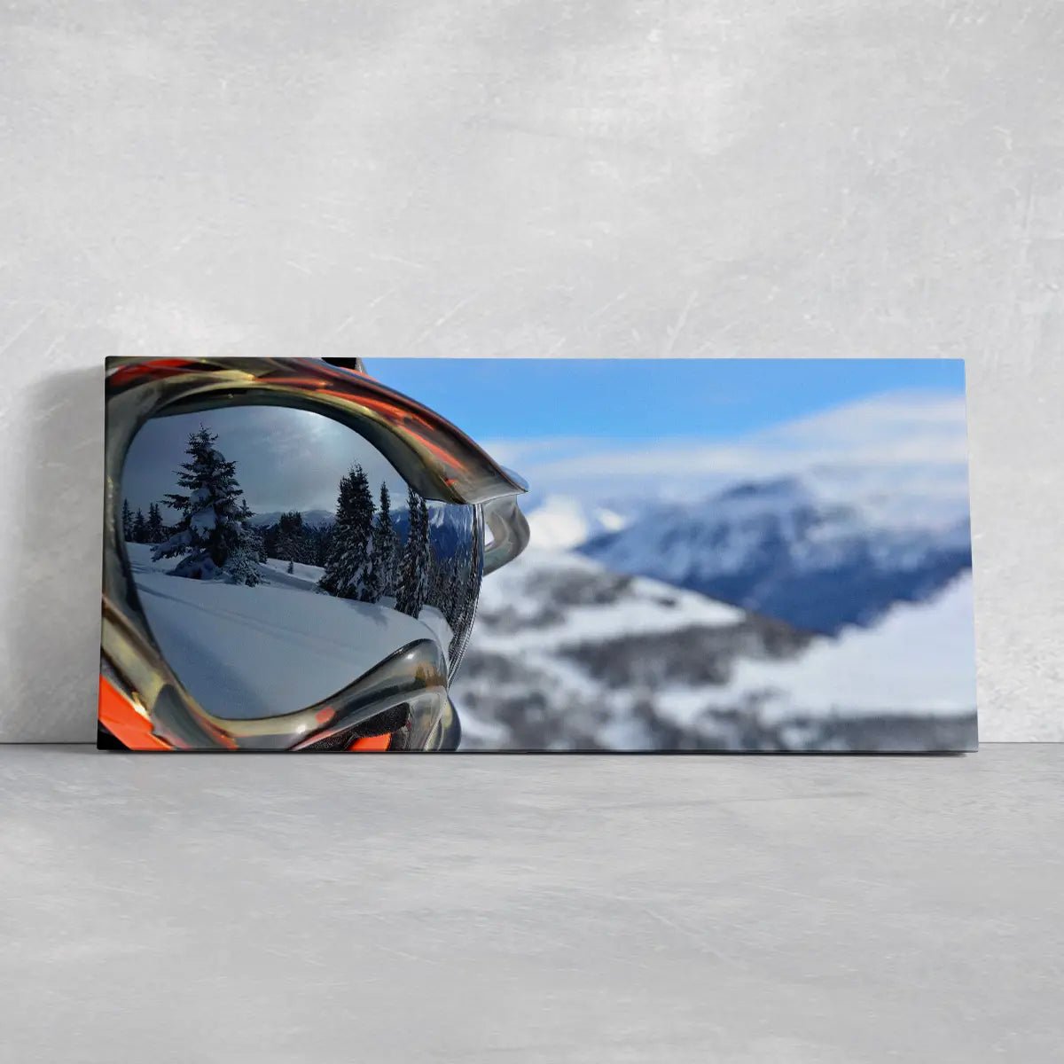 Ski Goggles Wall Art Canvas Print-Stunning Canvas Prints