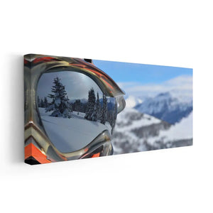 Ski Goggles Wall Art Canvas Print-Stunning Canvas Prints