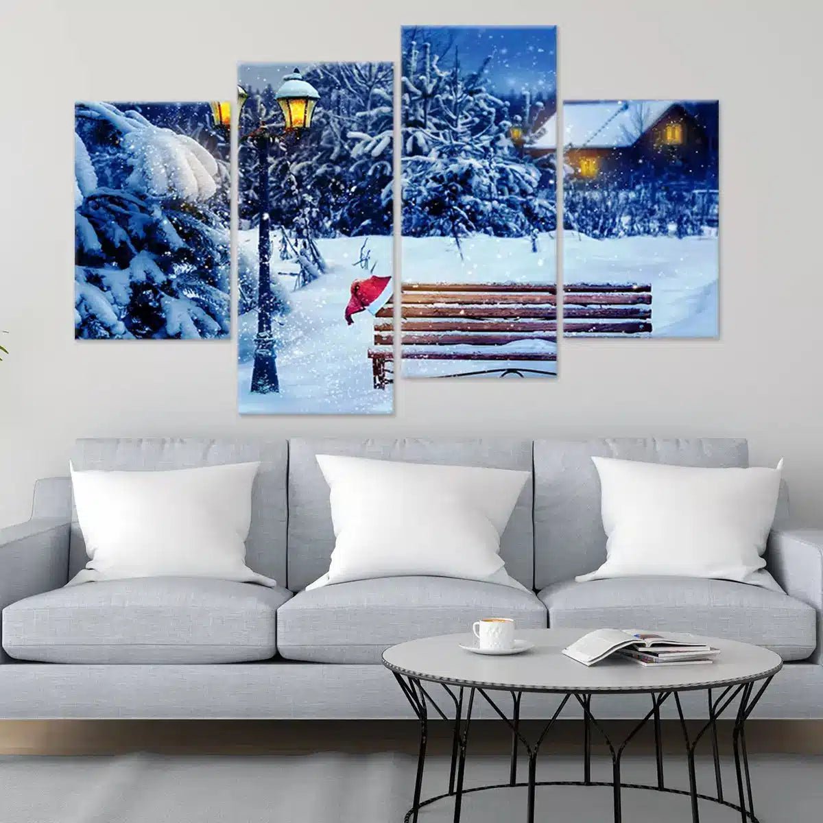 Christmas Town Wall Art-Stunning Canvas Prints