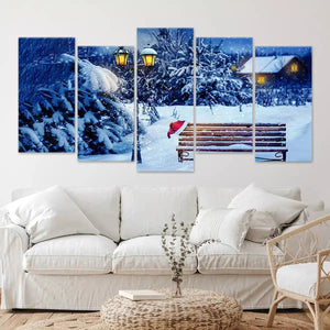 Christmas Town Wall Art-Stunning Canvas Prints