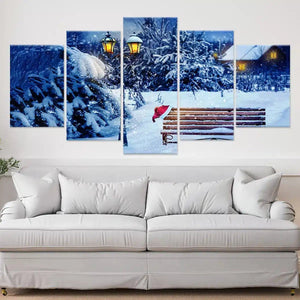 Christmas Town Wall Art-Stunning Canvas Prints