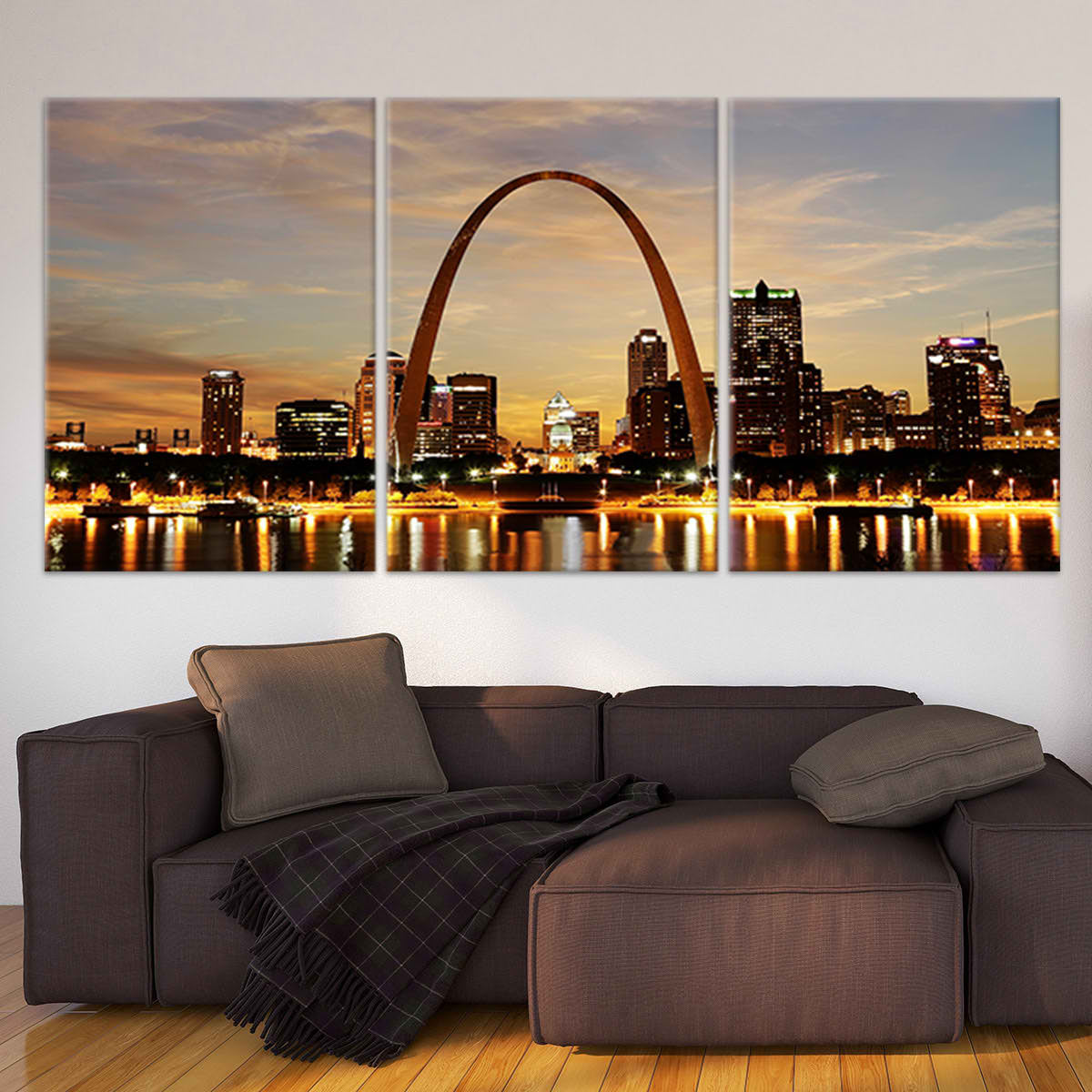 St Louis Skyline Wall Art Canvas-Stunning Canvas Prints